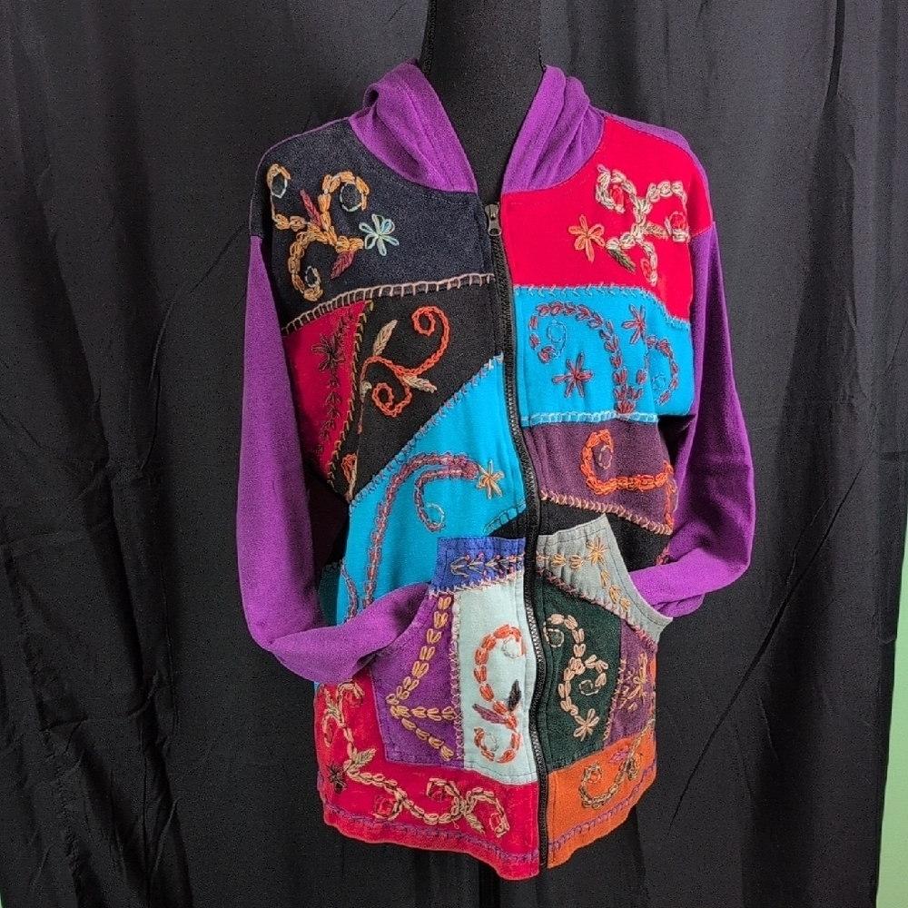 Rising Tide Multicolor‎ Embroidered Jacket